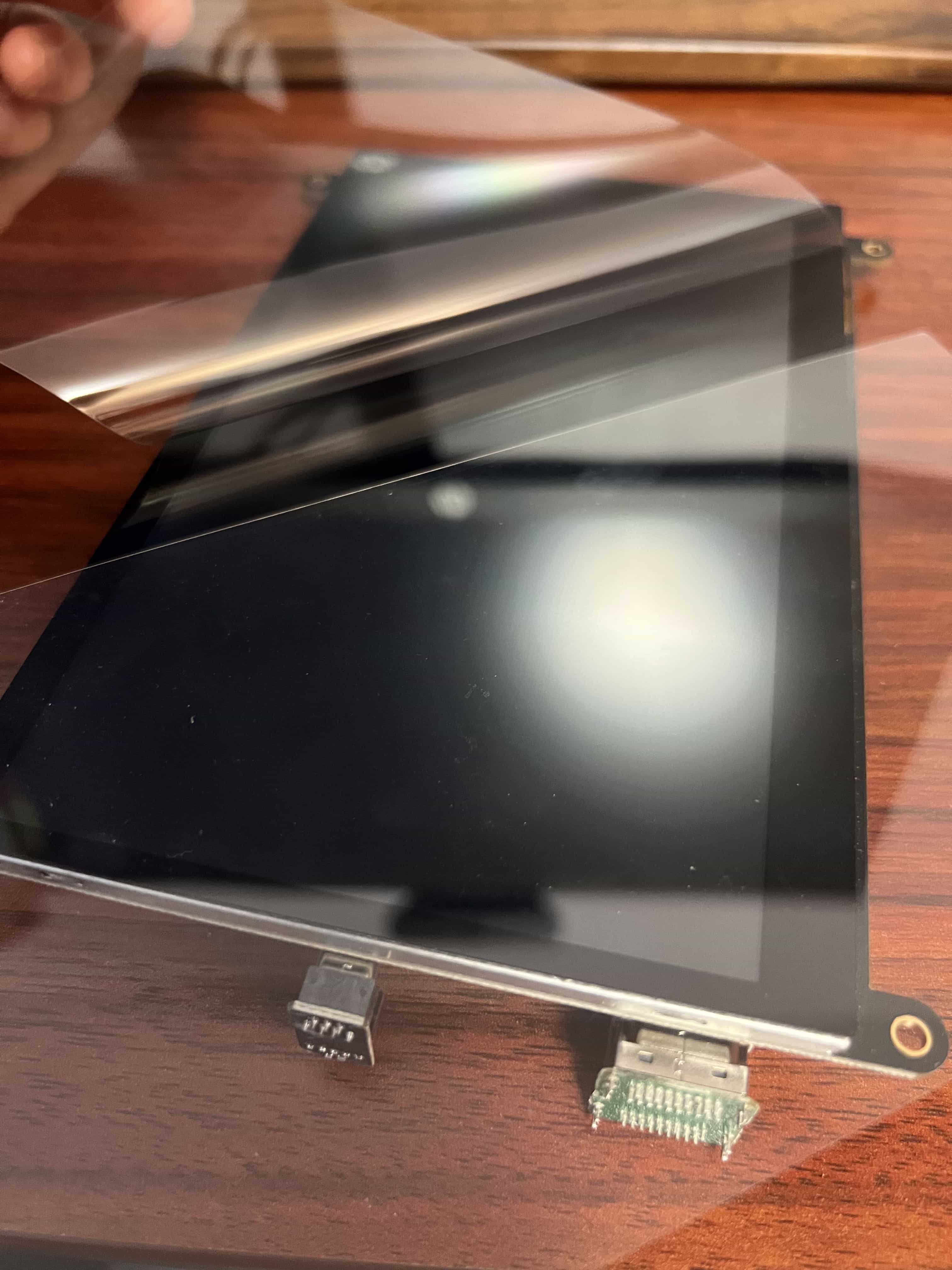 Display with TWO screen protectors!