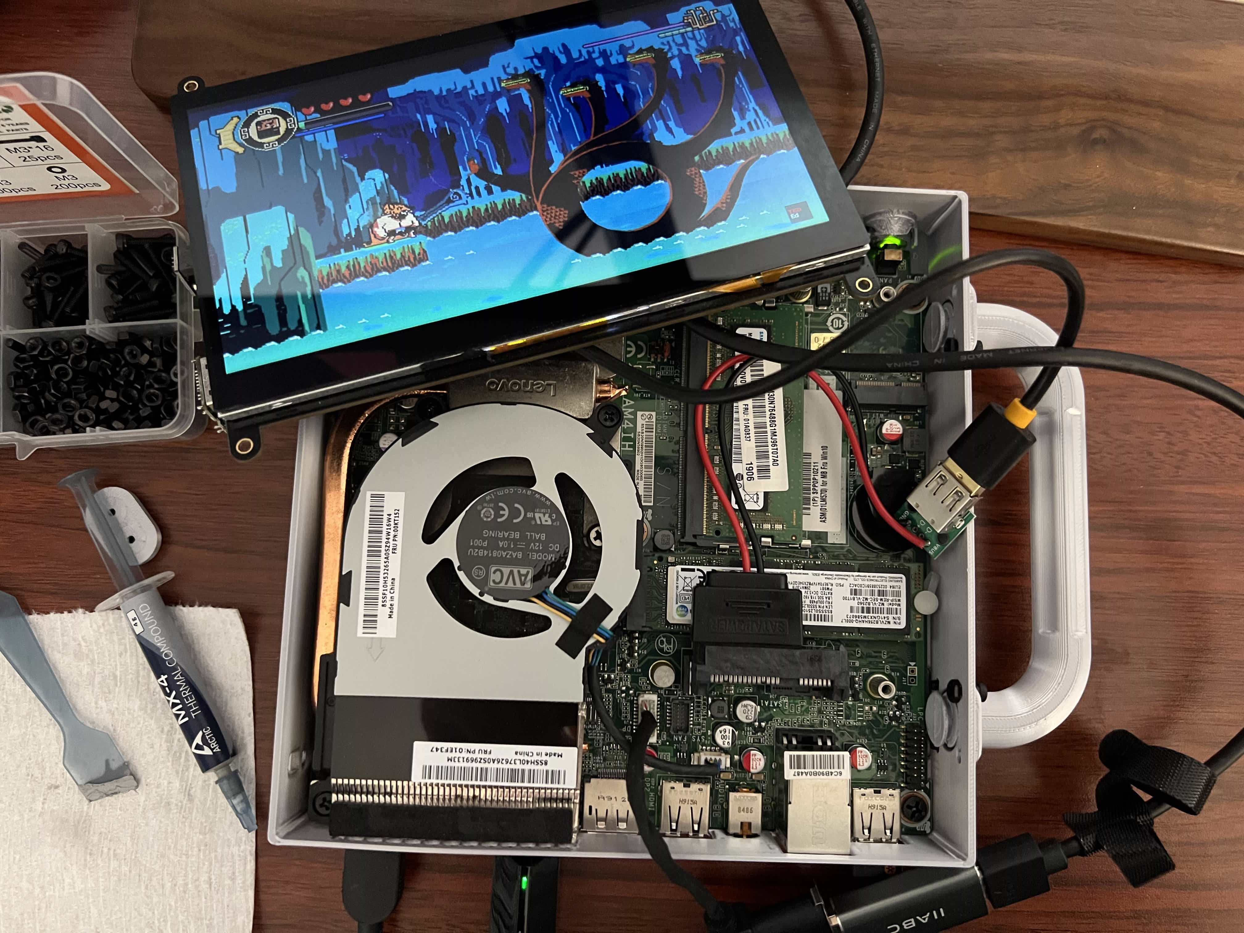 Testing the system. Playing a YouTube video.